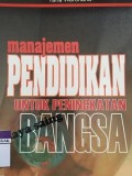 Manajemen Pendidikan Untuk Peningkatan Daya Saing Bangsa