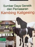 Sumber Daya Genetik Dan Pemasaran Kambing Kaligesing