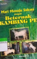 Mari Menuju Sukses Berternak Kambing PE
