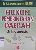 Hukum Pemerintahan Daerah Di Indonesia