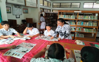 Pemanfaatan Ruang Baca Perpustakaan Sebagai Area Diskusi